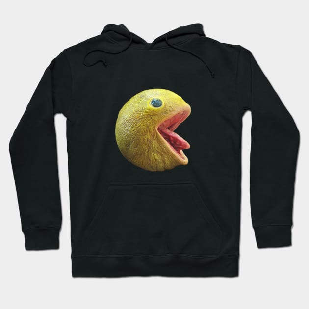 Realistic Pac Man Hoodie by JaimeMargary